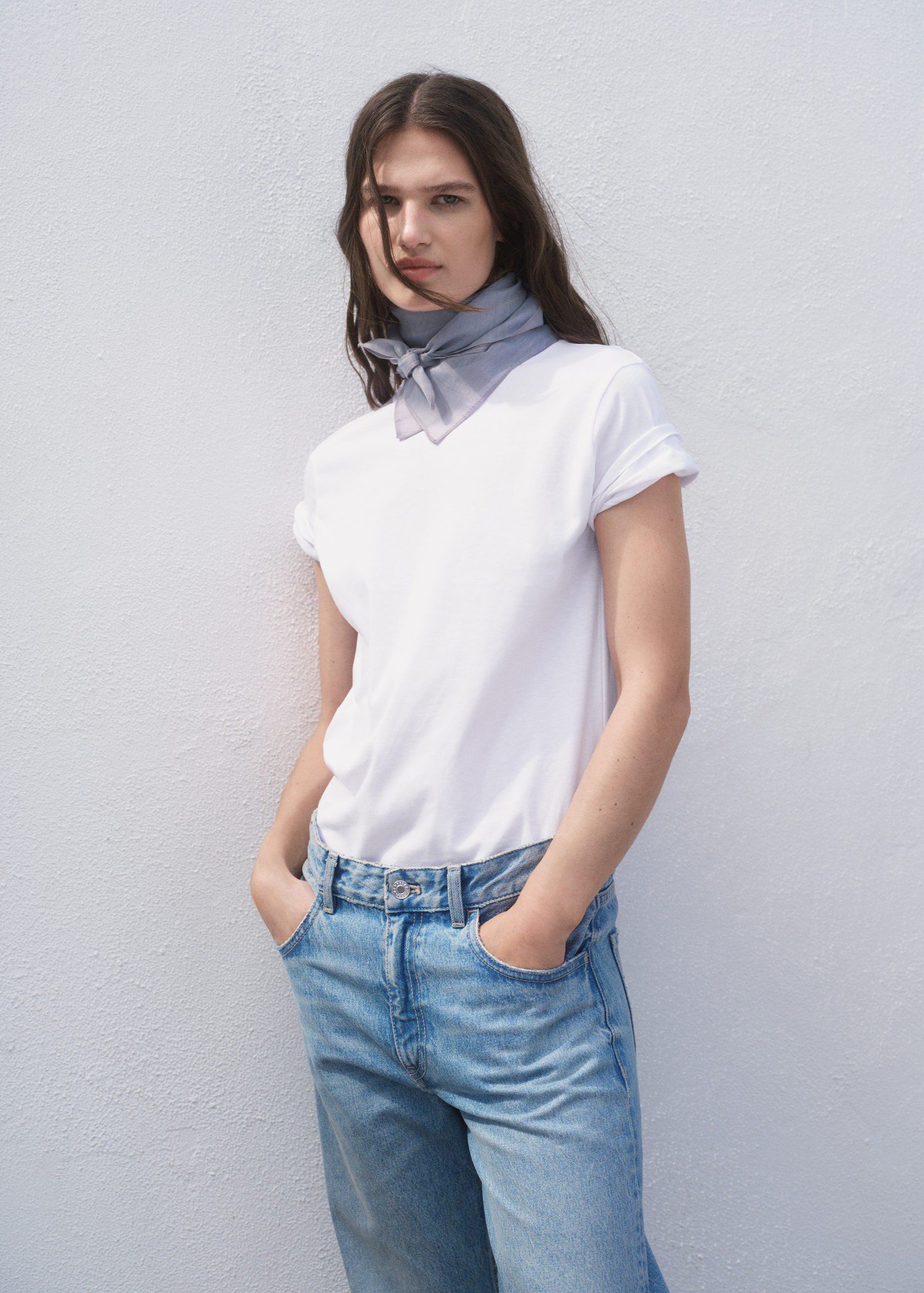 Cotton short-sleeved t-shirt