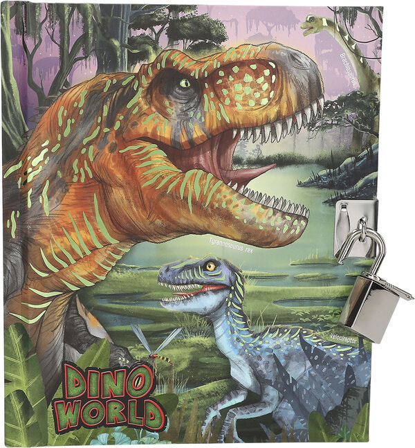 Dino World Dagbog m/hænge