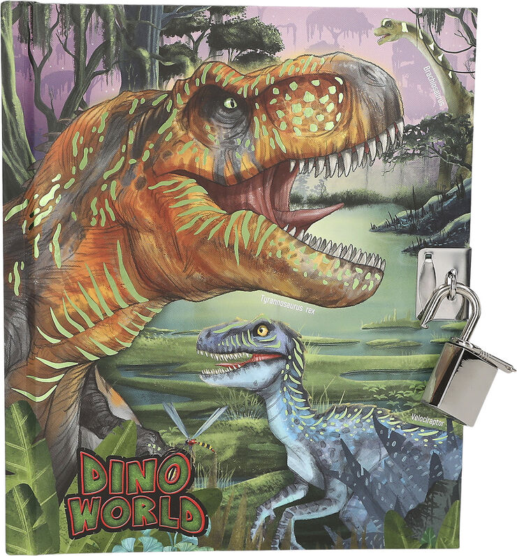 Dino World Dagbog m/hænge