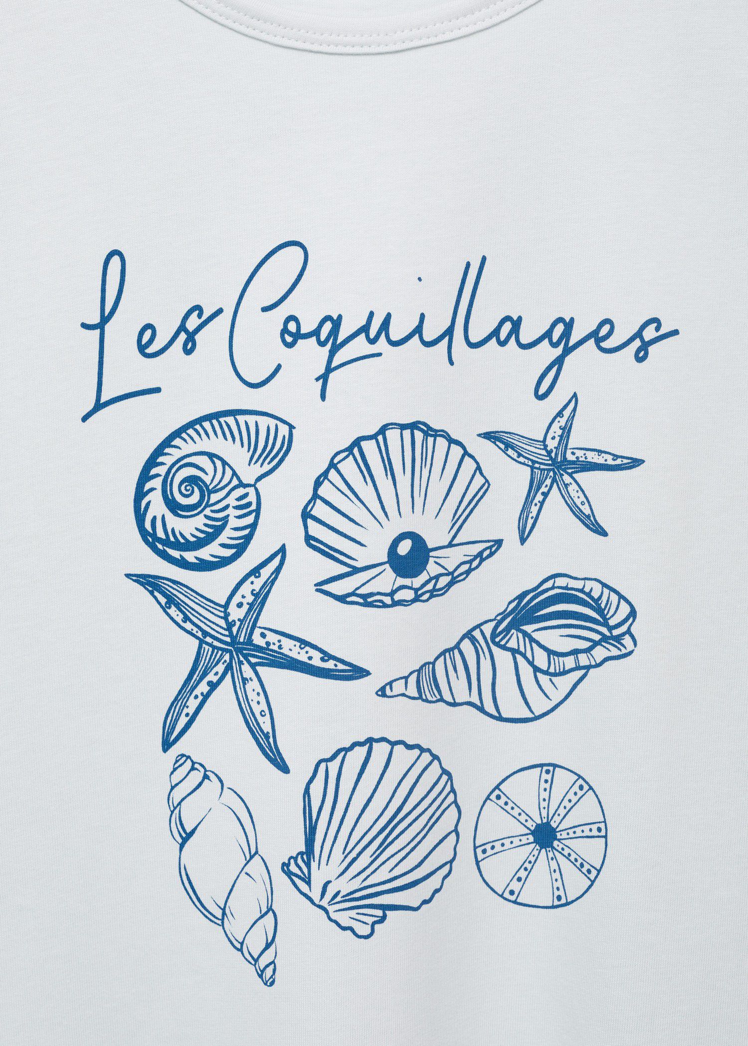 Printed cotton-blend t-shirt