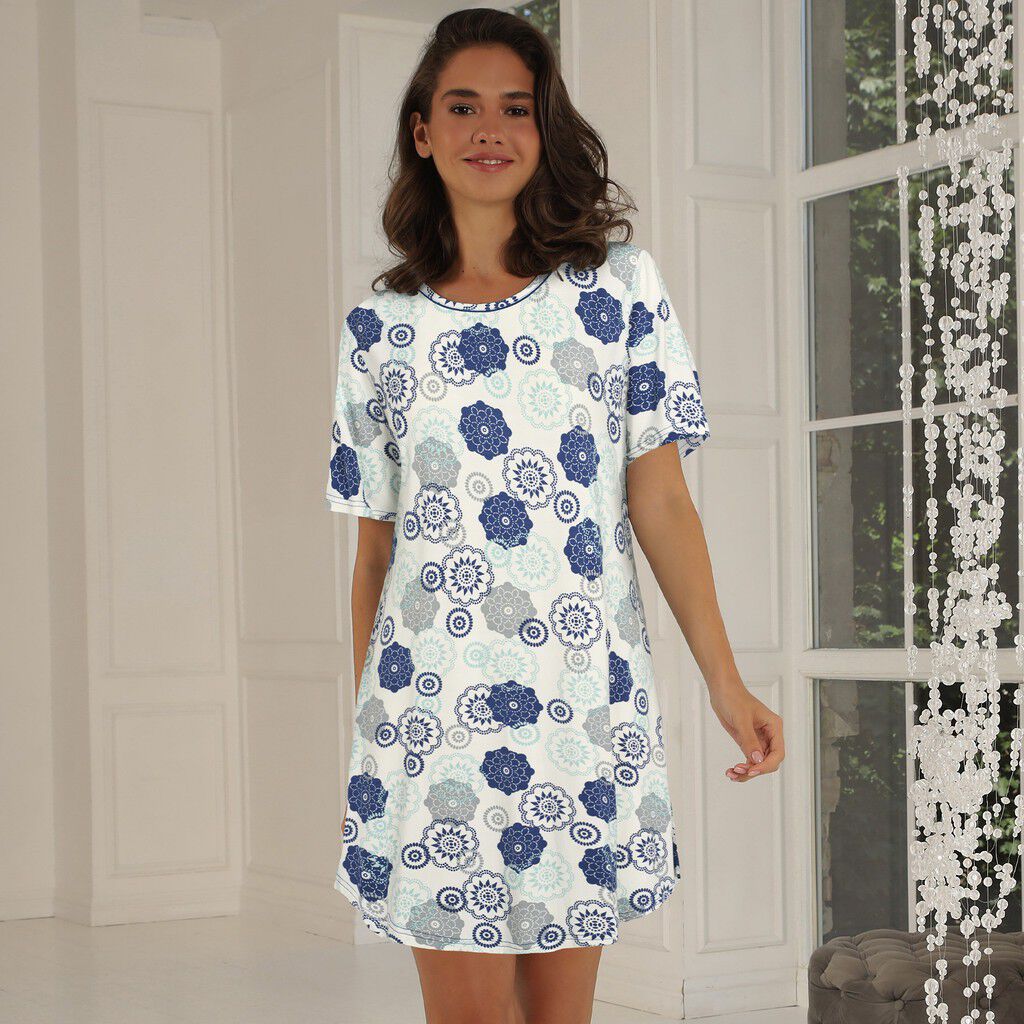 Bamboo Short-sleeve Nightdress