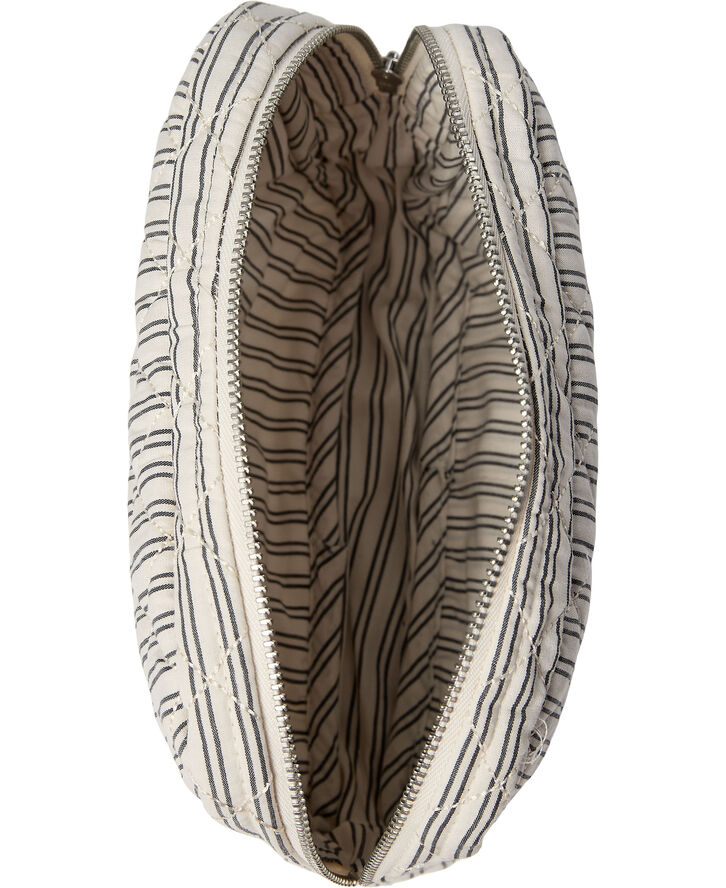 Moira 2 G toilettaske Beige / White Double Stripe