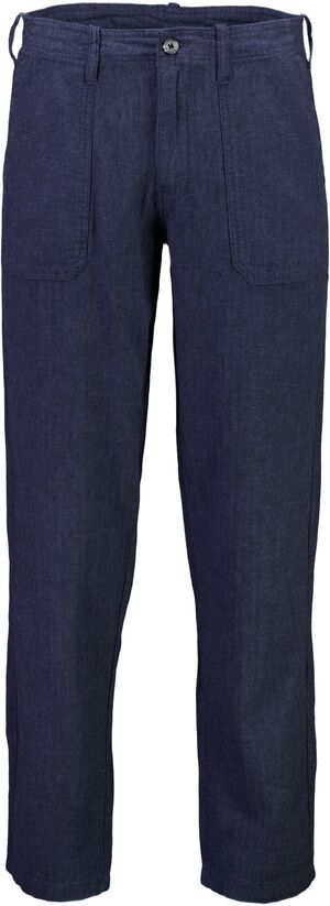 Linen blend herringbone pants
