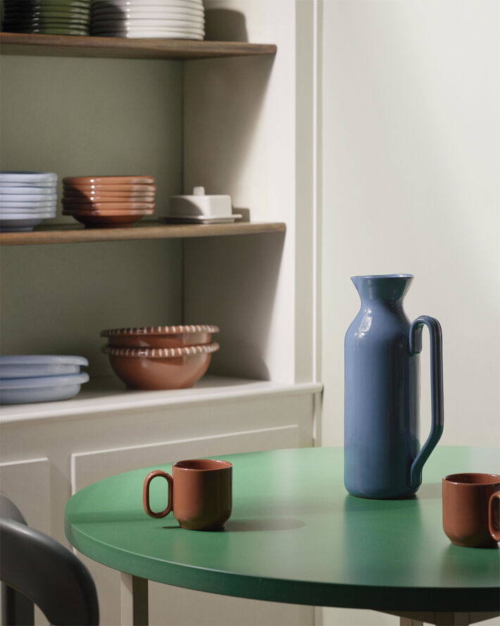 Barro Jug Tall-Dark blue