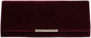 MAROAH Velvet Elongated Evening Bag