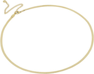 Flat chain necklace