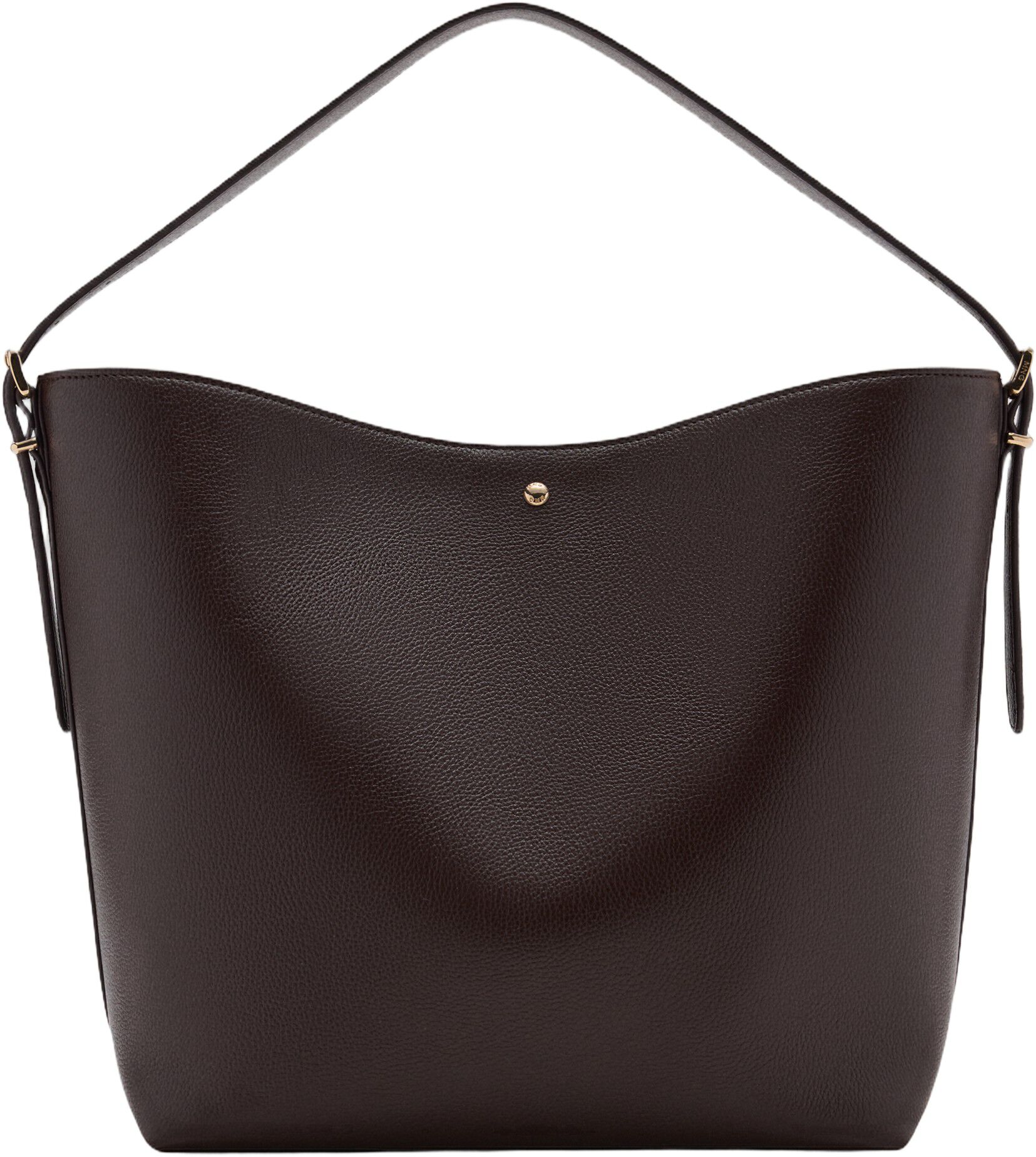 Bucket bag with buckle