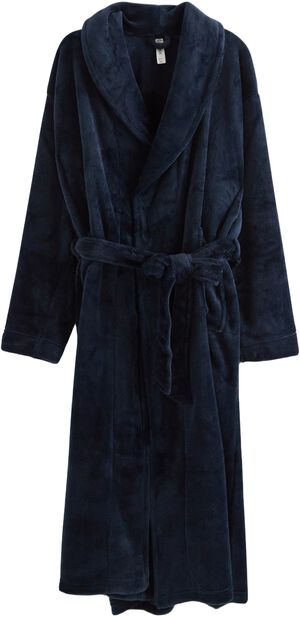 Soft fleece robe with with long sle