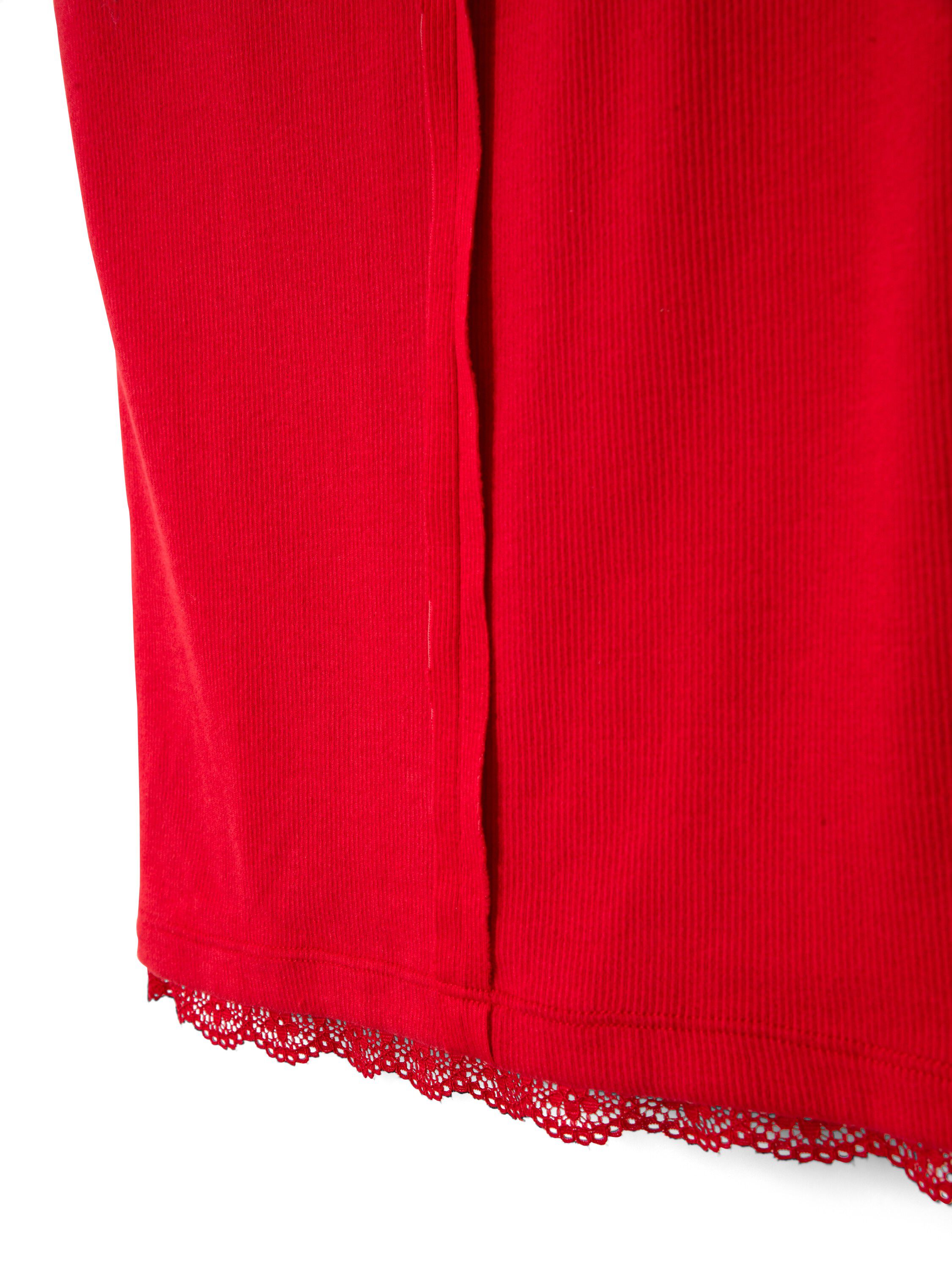 PAIGE V-NECK TEE - RED