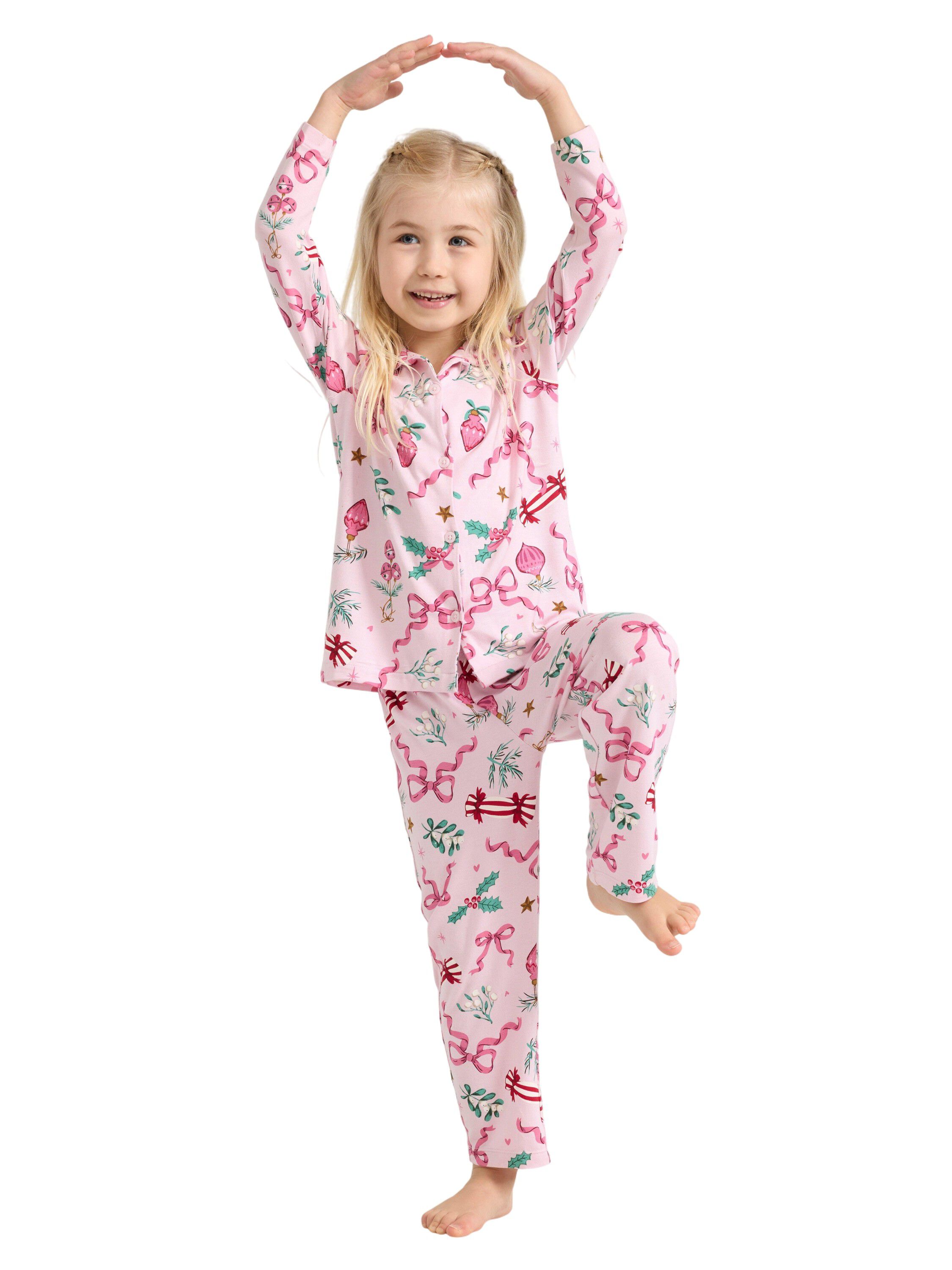 Soft pyjama set with a shirt and ma