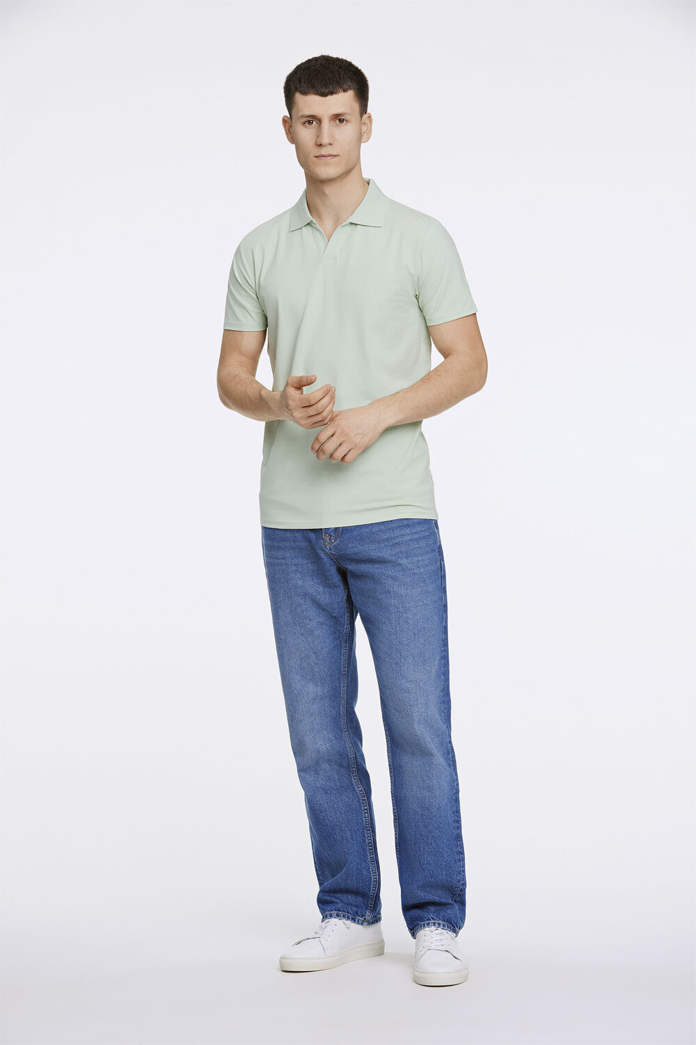 Stretch polo shirt S/S