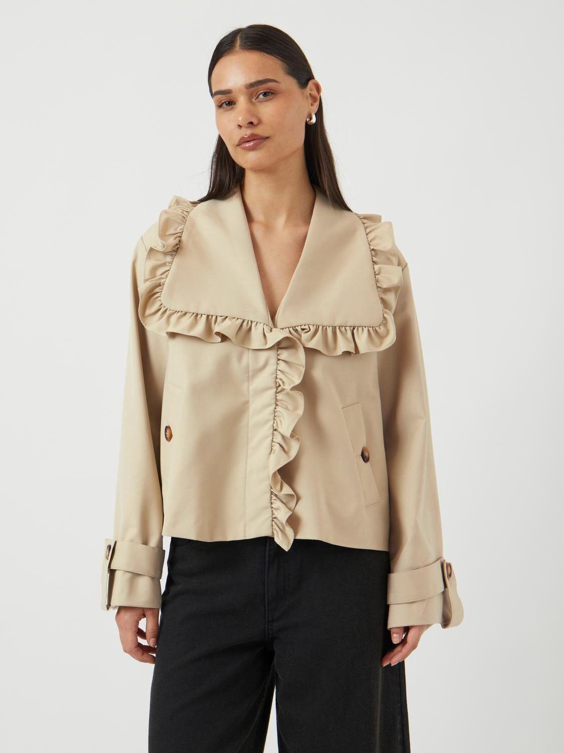 YASELSANA LS SHORT TRENCHCOAT