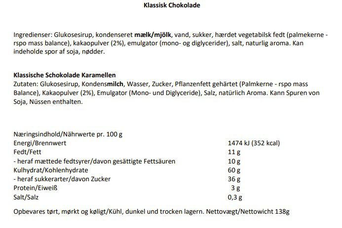 Klassisk chokolade elegance