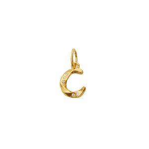 Alphabet Pendant Gold