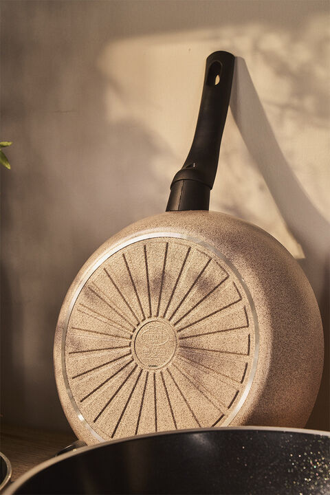 Ledro Stegepande 28 Beige Rund Alu