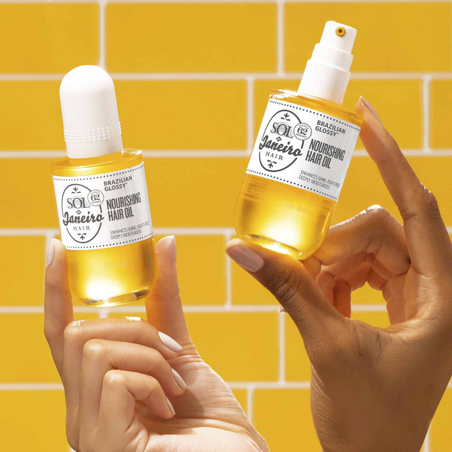 Brazilian Glossy - Anti-frizz plejende olie