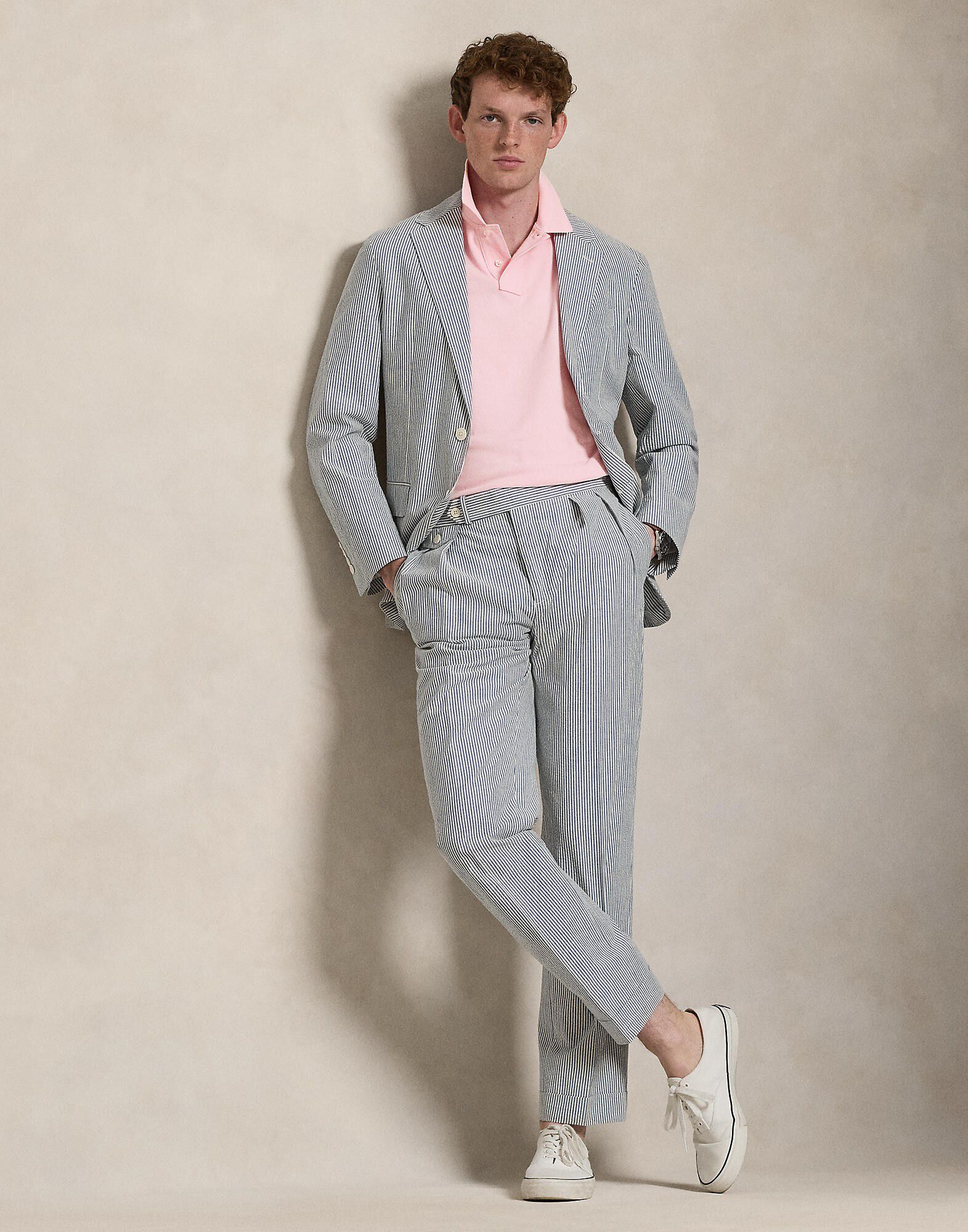 Custom Slim Fit Mesh Polo Shirt