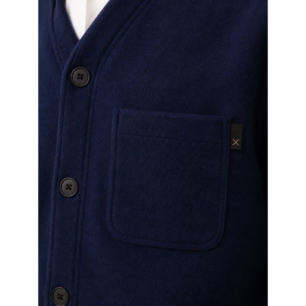 Pelle boucl&eacute; cardigan