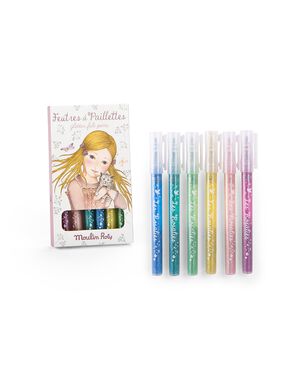 Moulin Roty - Glittertusser 6 stk - Les Rosalies