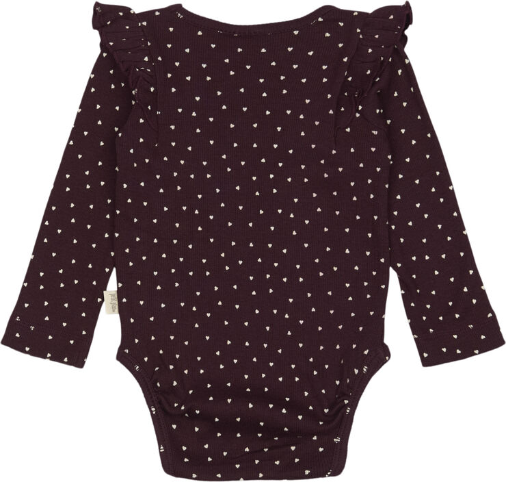 Body L/S Frill Modal heart