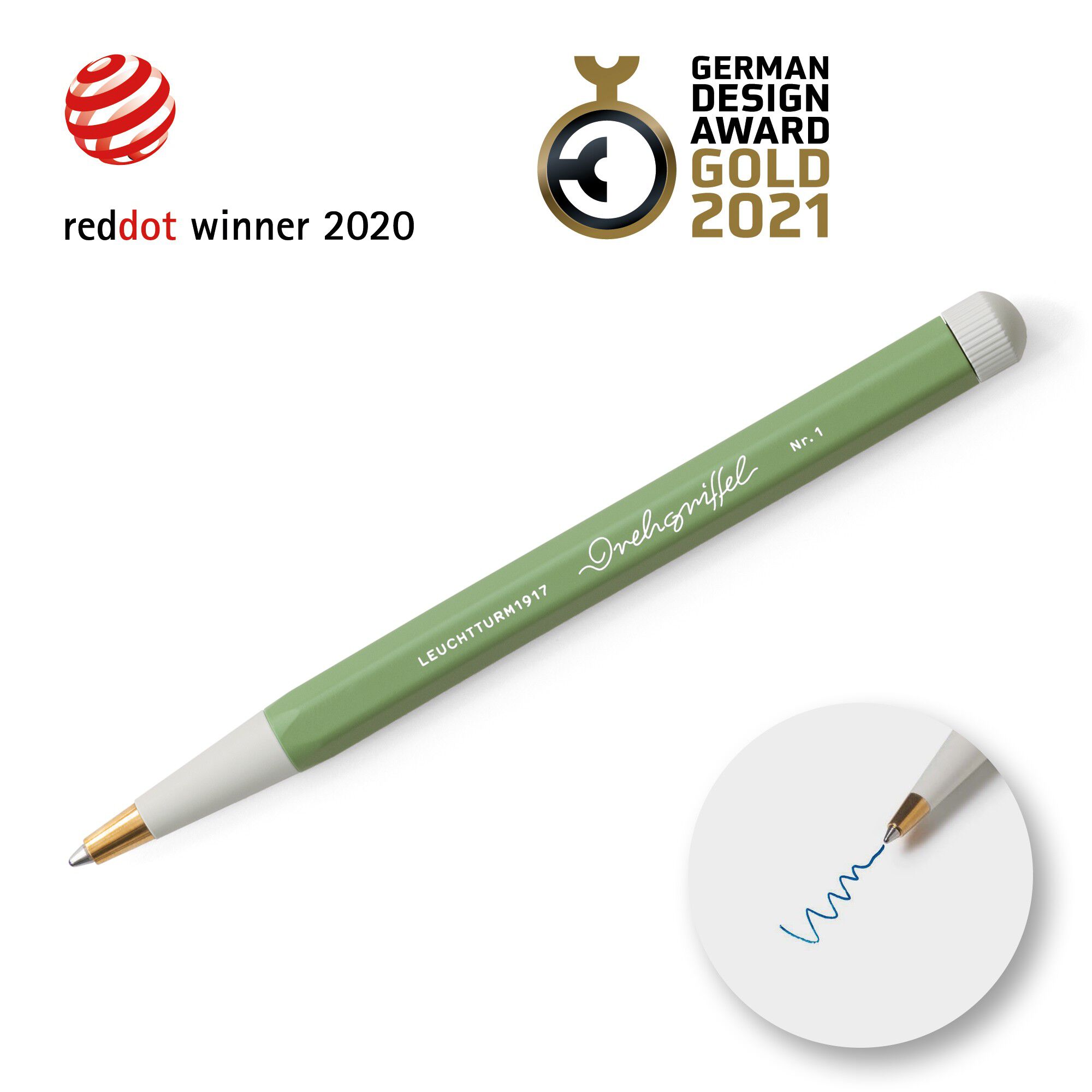 Leuchtturm1917 Drehgriffel kuglepen Sage 362456