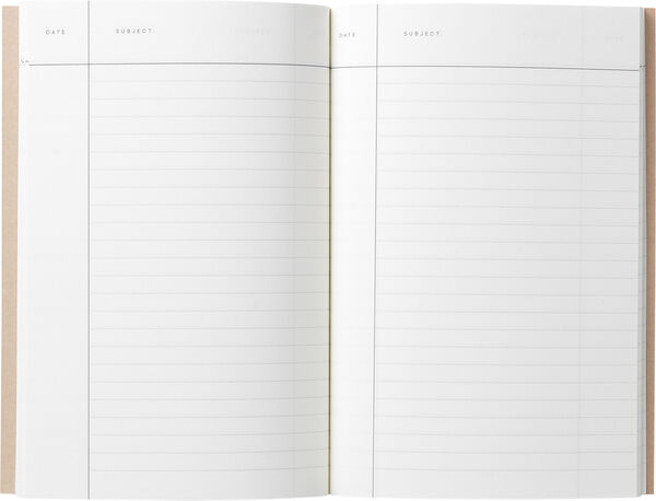 Lille notesbog, røde striber