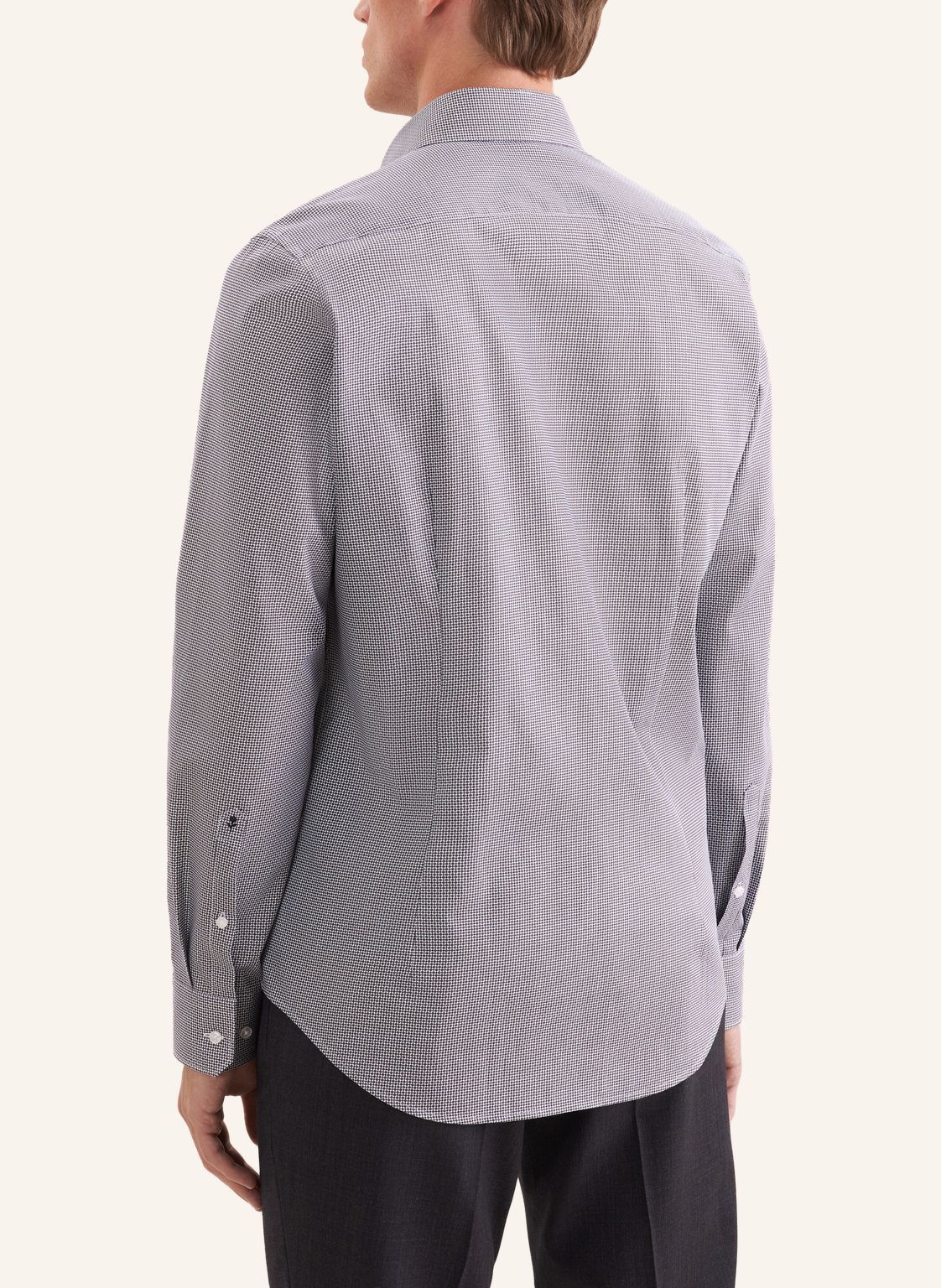 Business shirt Slim 1/1 Kent-Collar Print