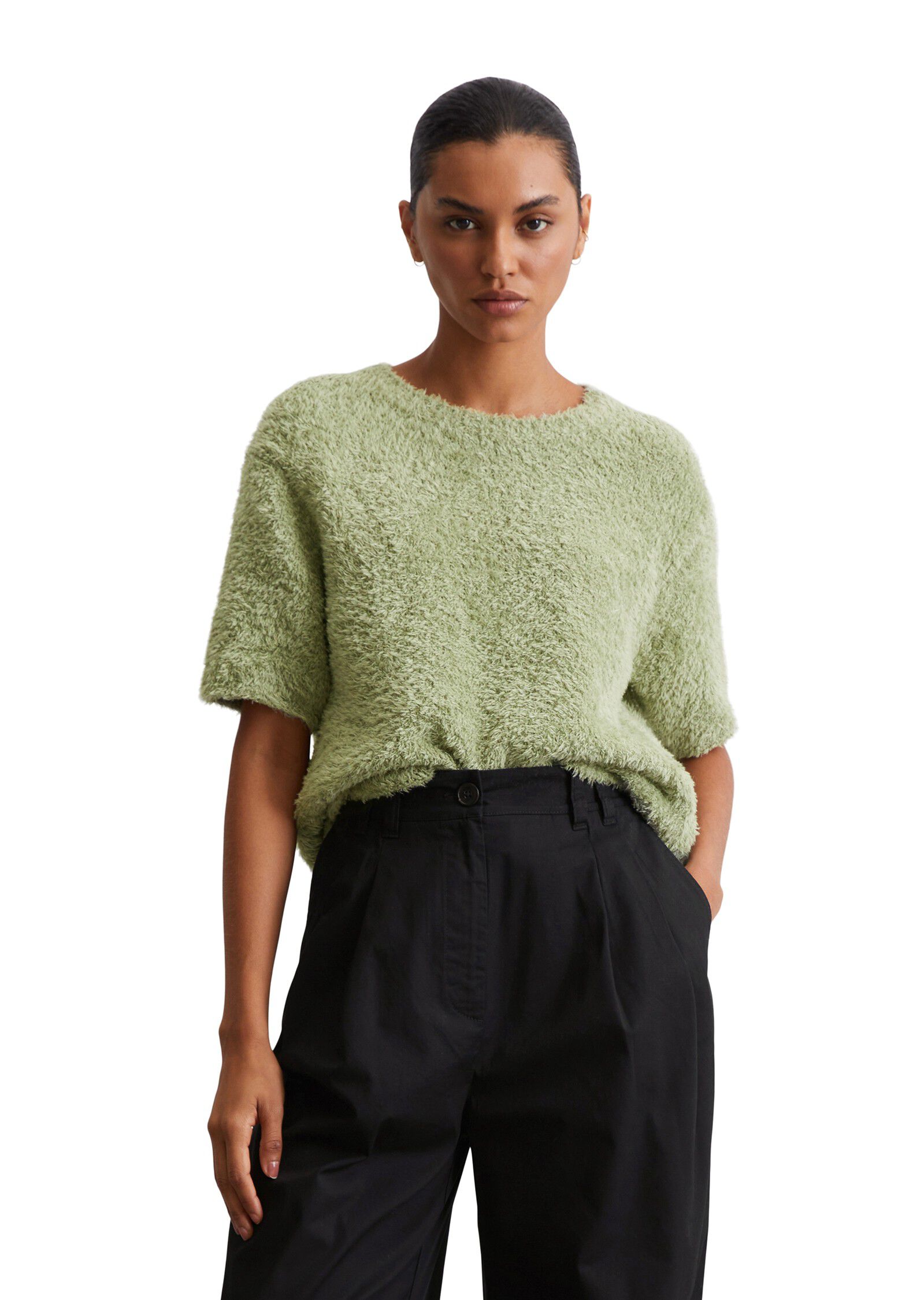 Pullover, shortsleeve, round neck