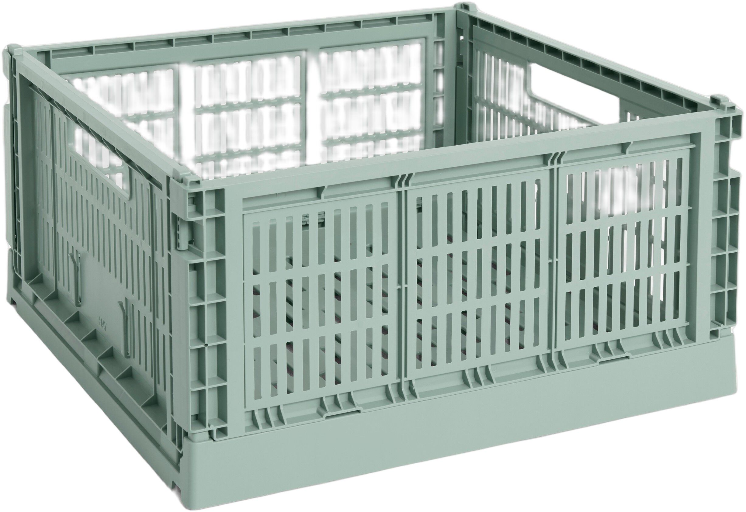 HAY Colour Crate-Large Square-Sage green
