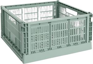 HAY Colour Crate-Large Square-Sage green