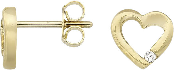 Twisted heart &oslash;restikker - 8 kt.