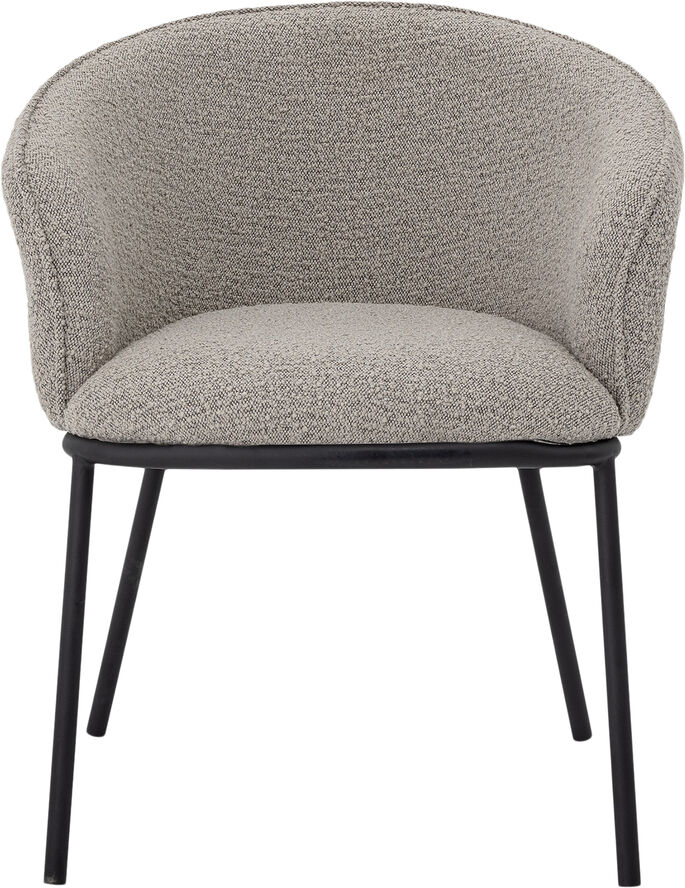 Cortone spisebordsstol, grå, polyester