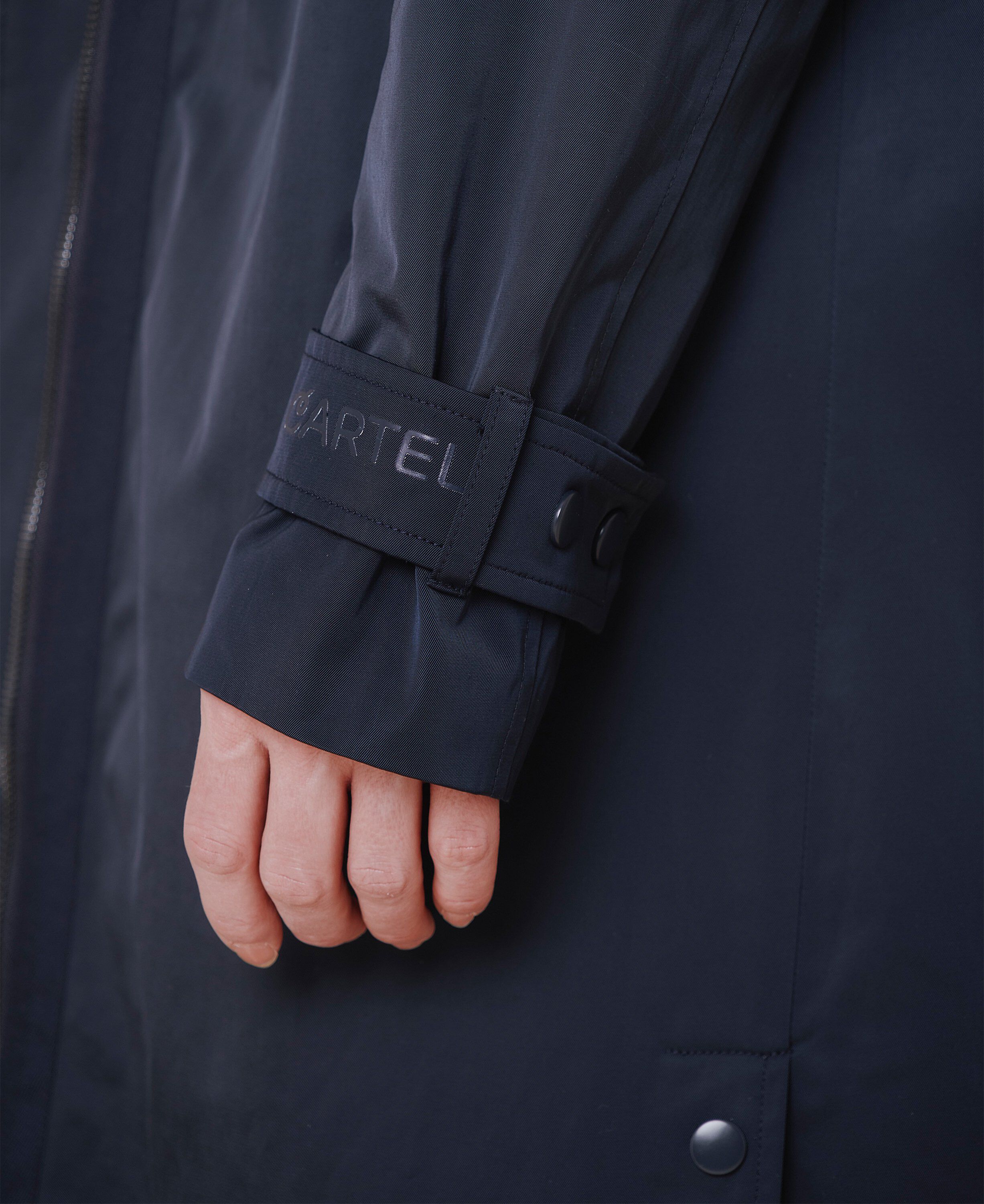 Palermo sportivo trench coat - Sand/Flame