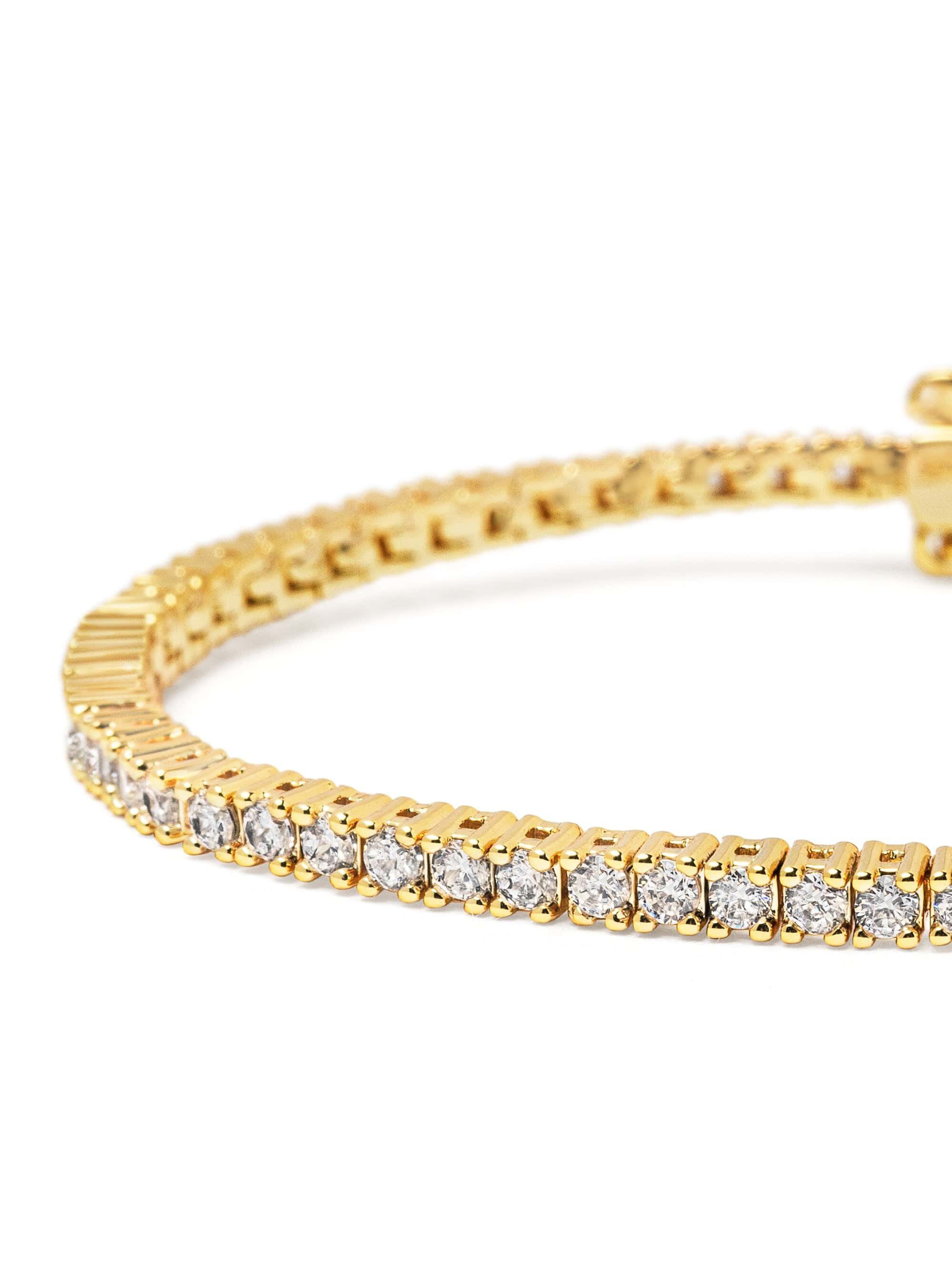 Gold Mini Tennis Bracelet