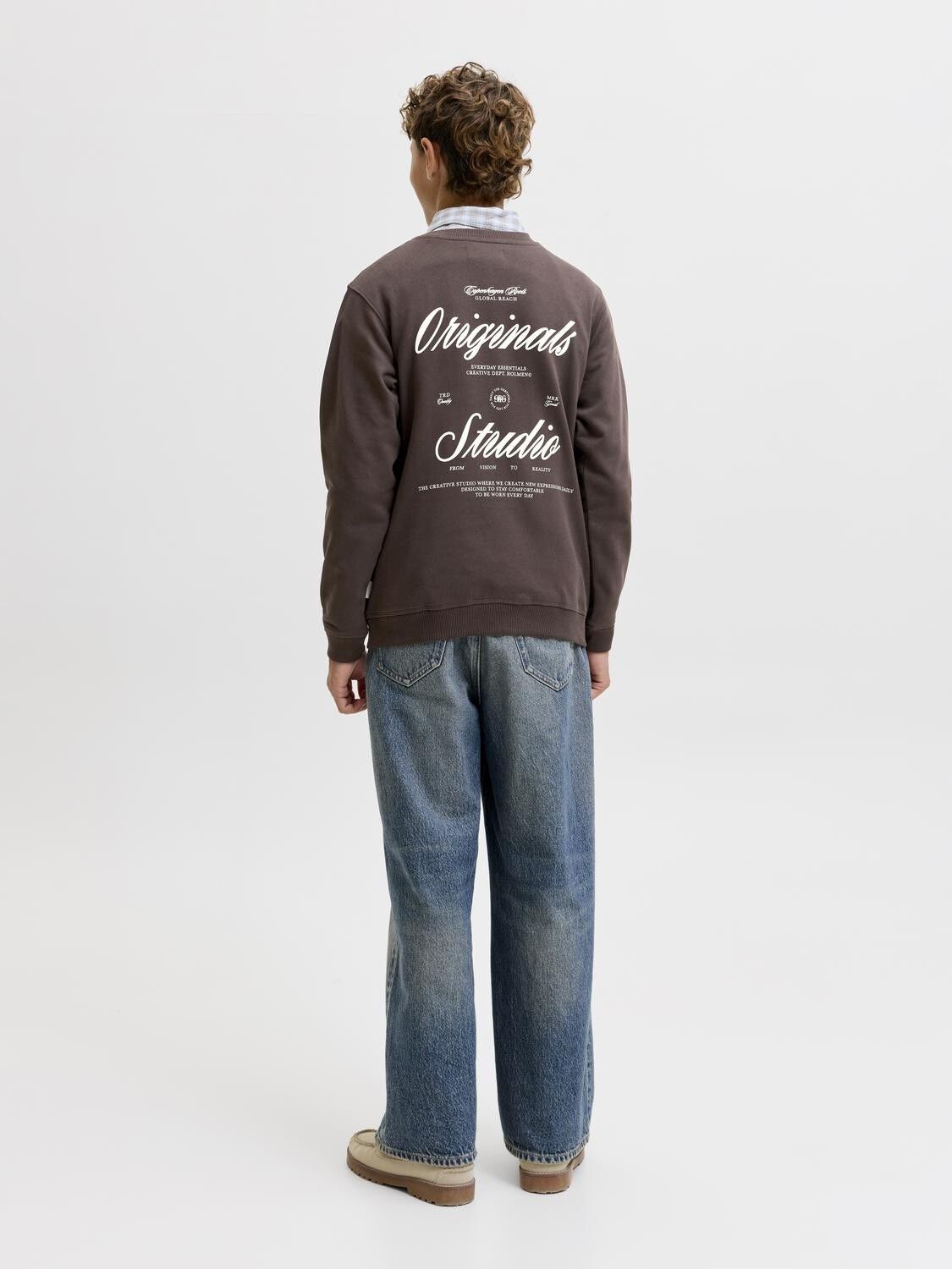 Jornorrebro Typo Back Sweat Cn Jnr