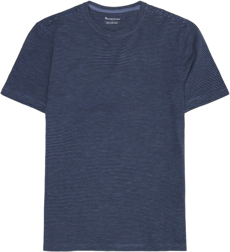 Narrow striped slub tee - GOTS/Vegan