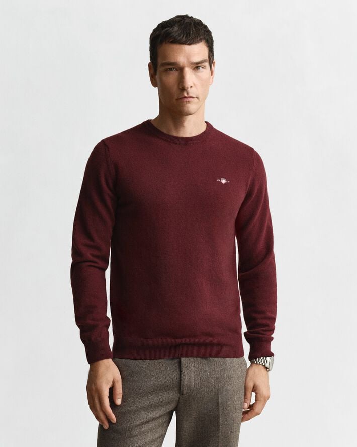 SUPERFINE LAMBSWOOL C-NECK