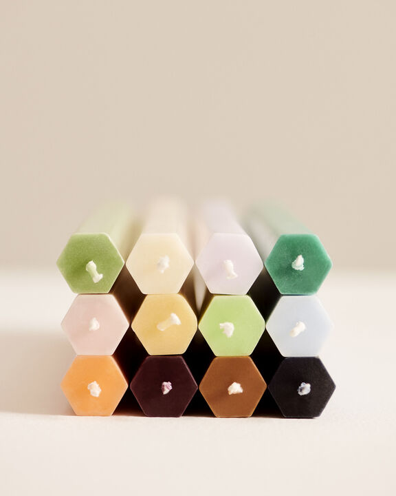 Hexagon Candle - Set of 4
