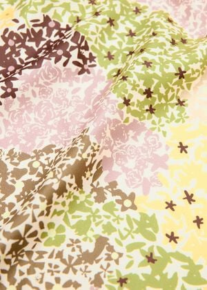 Floral print scarf