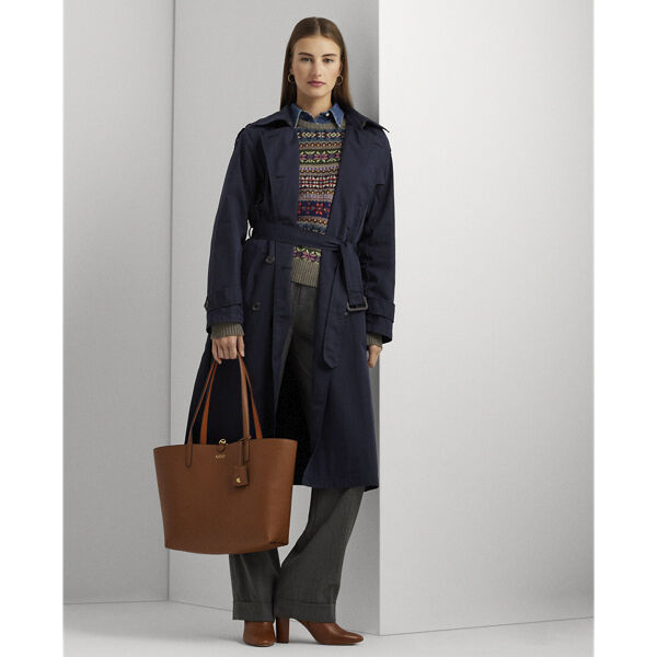 Faux-Leather Reversible Tote