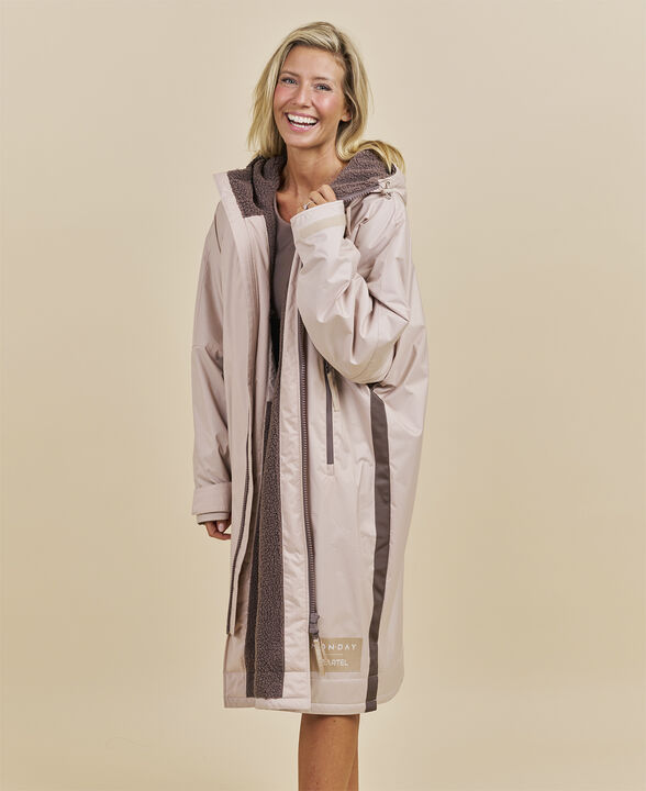 Cartel x Monday Bliss Winterswim Changing Robe - Sand