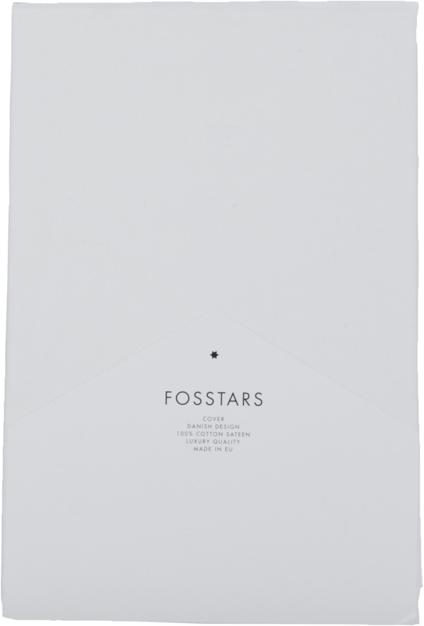 Nordic Sleep by Fossflakes Pudebetr&aelig;k 45x70 cm Snow cotton sateen