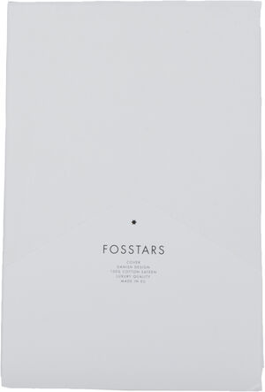 Nordic Sleep by Fossflakes Pudebetræk 45x70 cm Snow cotton sateen