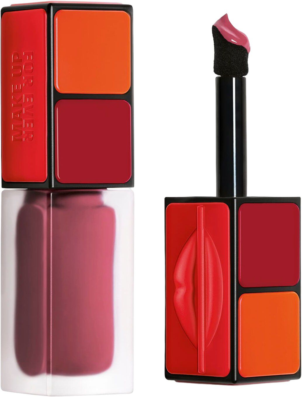 En multifunktionel flydende blush til kinder, l&aelig;ber og &oslash;jne, uden afsm