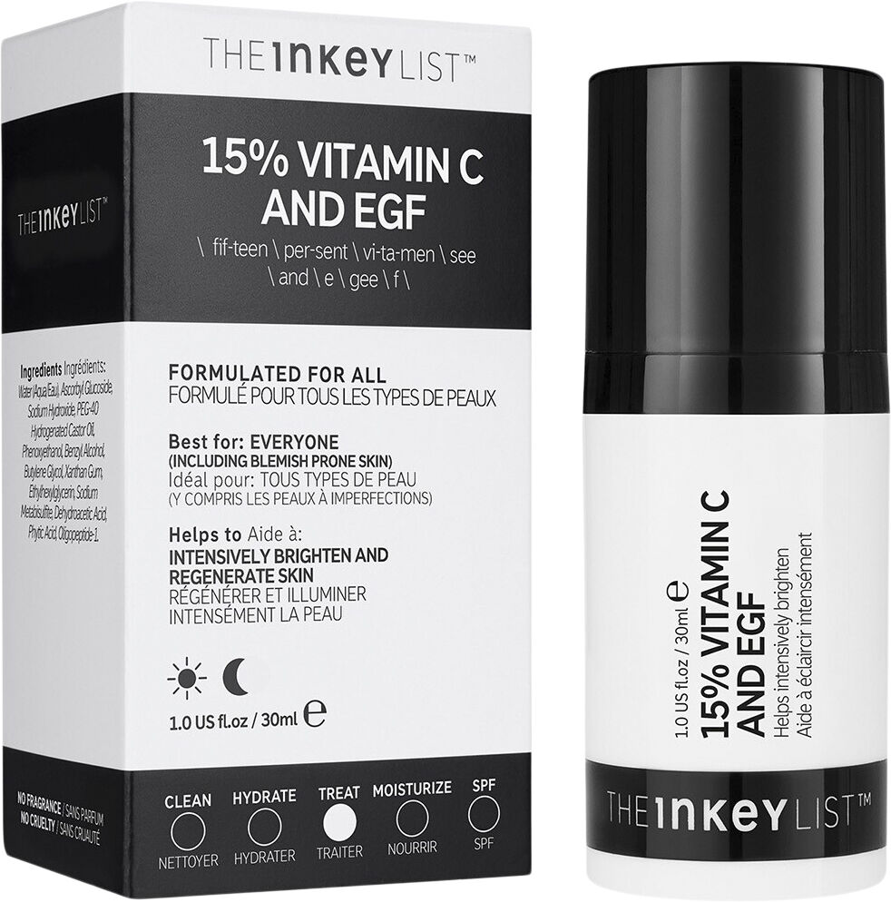 Lysnende serum med 15% C-vitamin og EGF