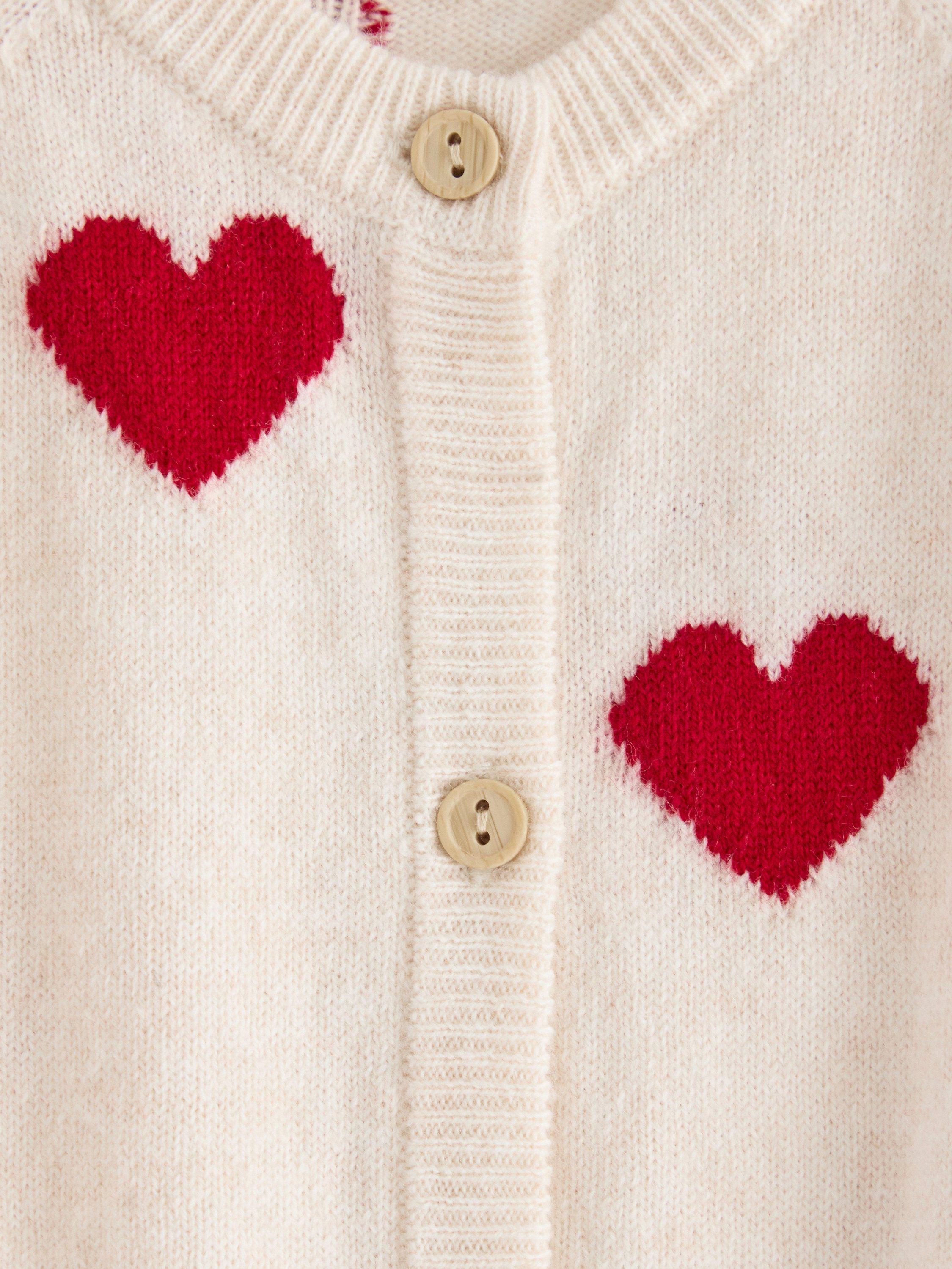 Stickad cardigan i mjuk merinoull m