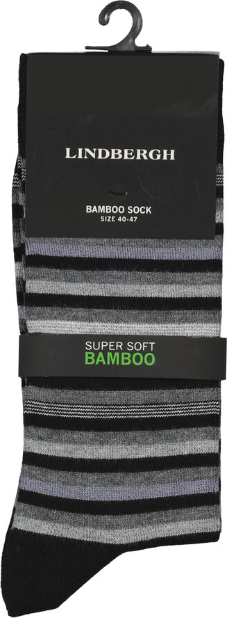 Striped bamboo sock