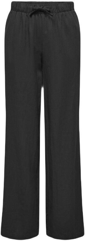 ONLCARO MW LINEN BL PULL-UP PANT CC