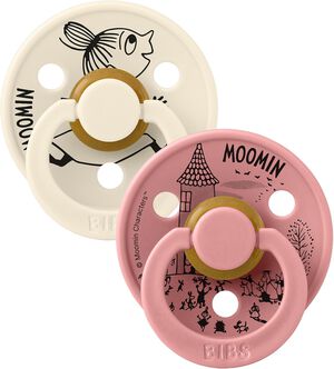 BIBS x Moomins Pacifier Colour Little My 2 PACK Latex Size 2