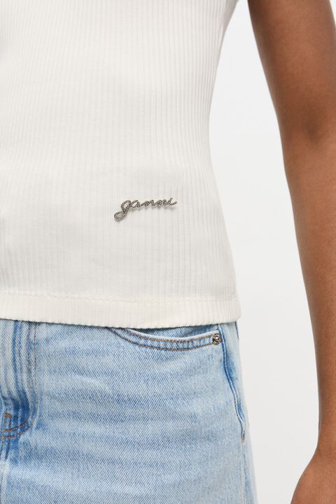 Heavy Rib Jersey Tank Top